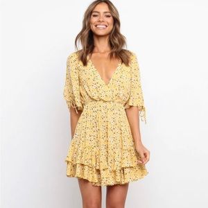 Petal & Pup Galloway Yellow Sundress